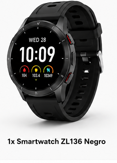 Smartwatch ZL136 Negro